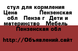 стул для кормления › Цена ­ 1 500 - Пензенская обл., Пенза г. Дети и материнство » Мебель   . Пензенская обл.